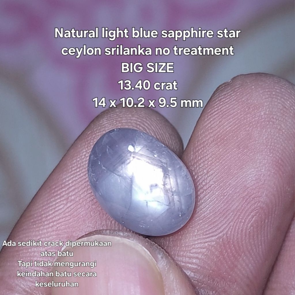 natural light blue sapphire star ceylon safir srilanka BIG SIZE no treatment