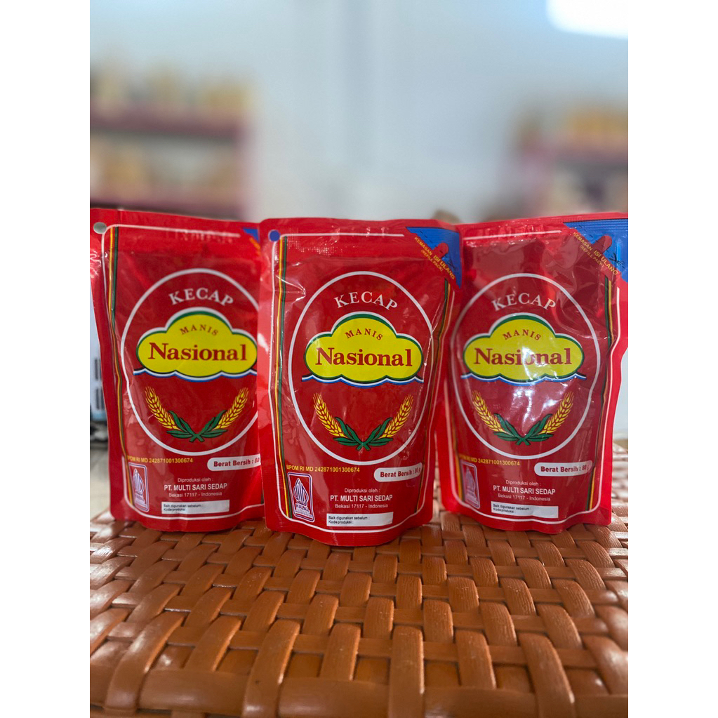 

kecap manis nasional 80 gr / kecap manis serbaguna