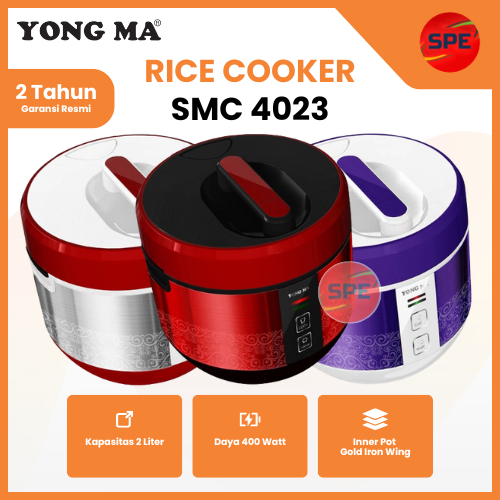 RICE COOKER / MAGIC COM YONG MA KAPASITAS 2 LITER SMC 4023 / SMC4023 GARANSI RESMI (MEDAN)