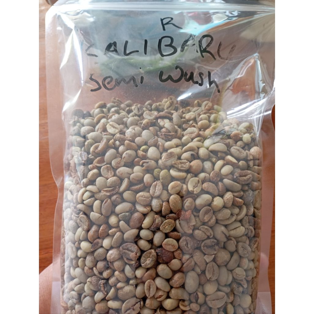 

Robusta, semi wash, 1 kg green bean
