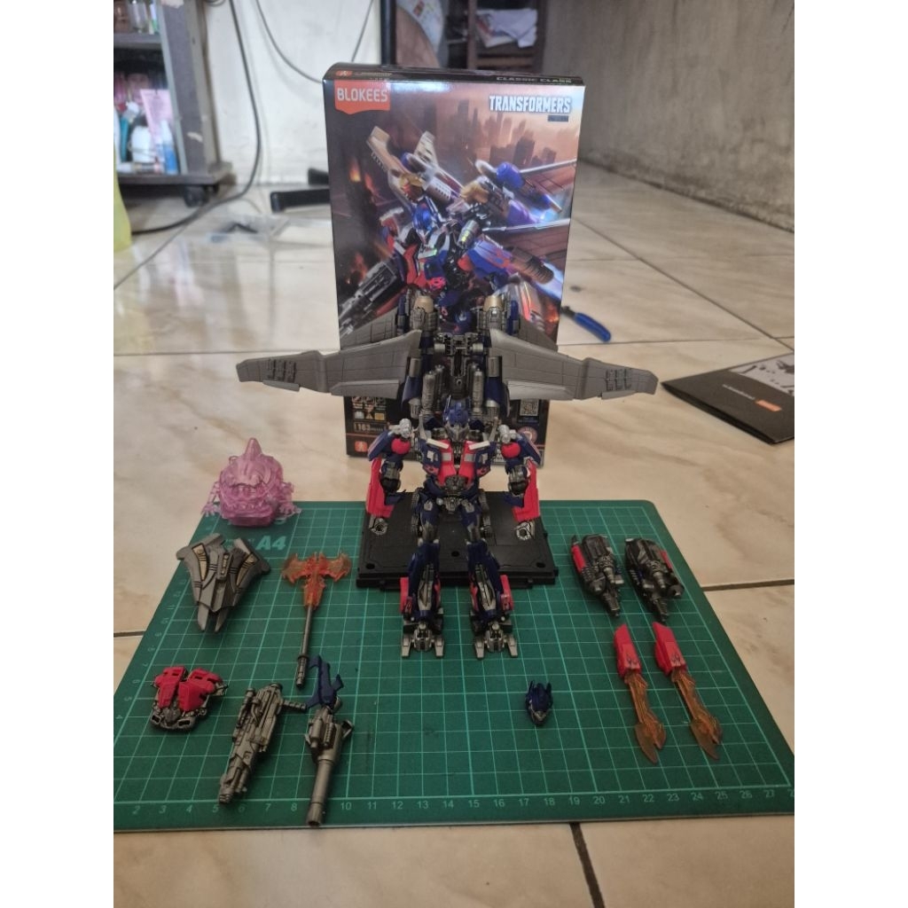 Blokees optimus prime jetwing sudah rakit
