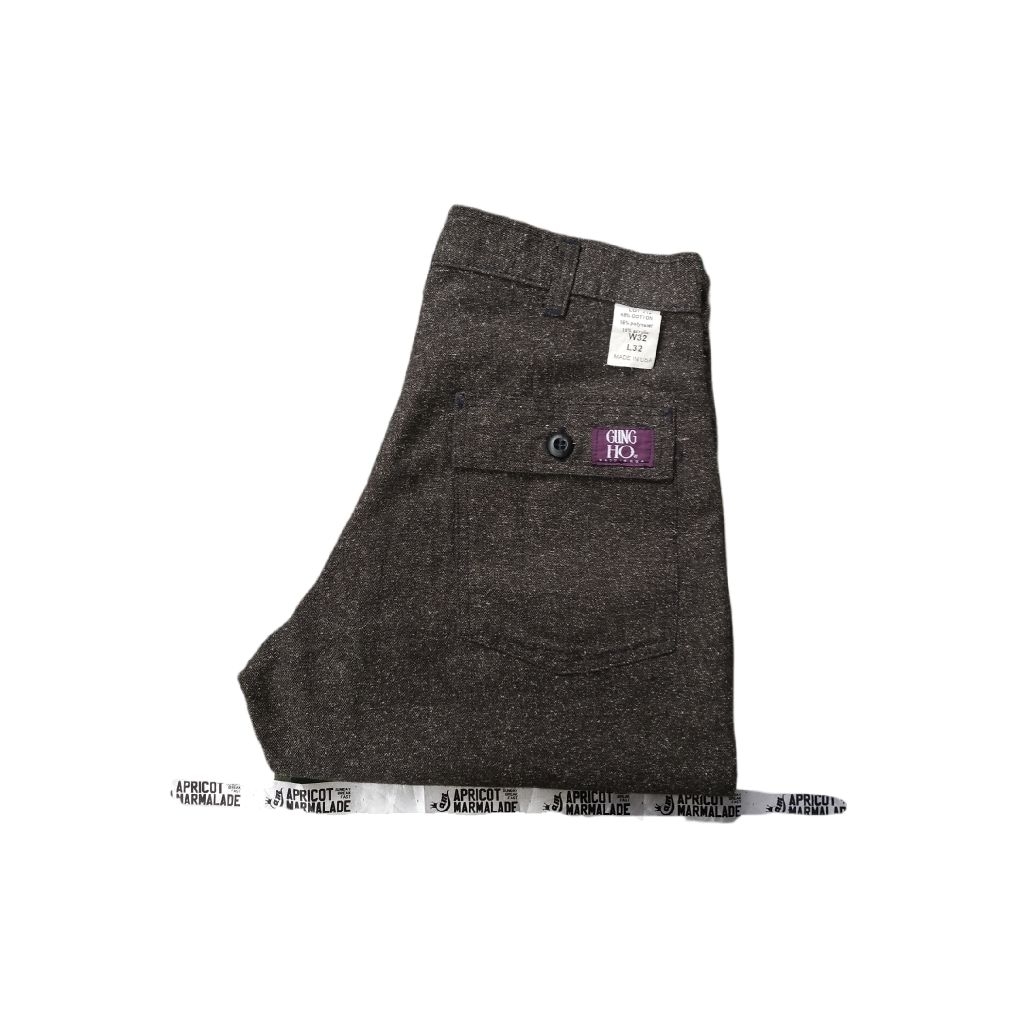 Gung Ho USA fatigue neppy herringbone short pants