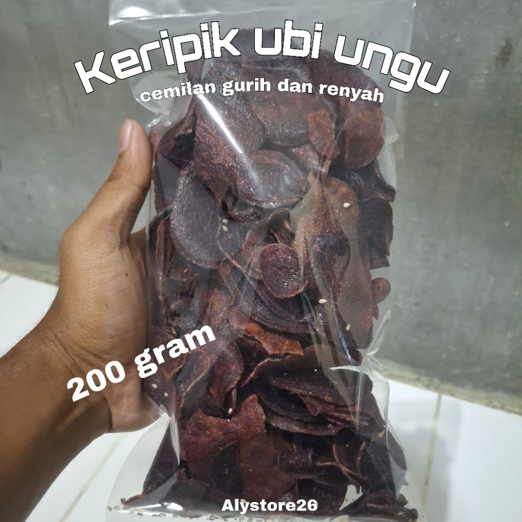 

Kripik ubi ungu