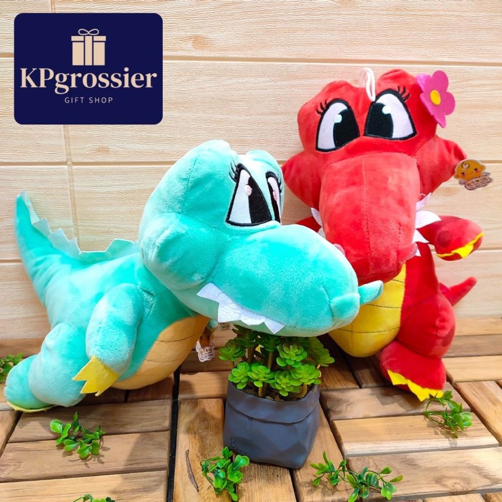 Boneka Buaya Crocodile Merah, Tosca dan Hijau 30 cm