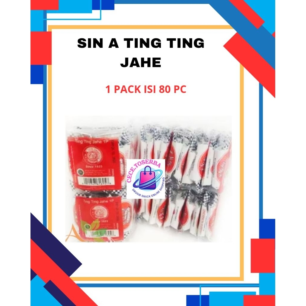 

Sin A Permen Ting Ting Jahe Isi 80 pcs 24 Gr