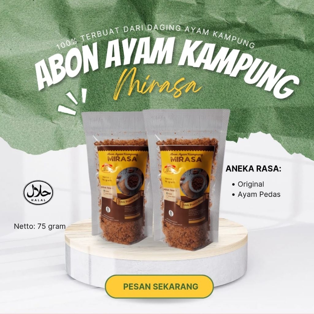 

AbonAyamKampungSpecialPremium75gram+5gram