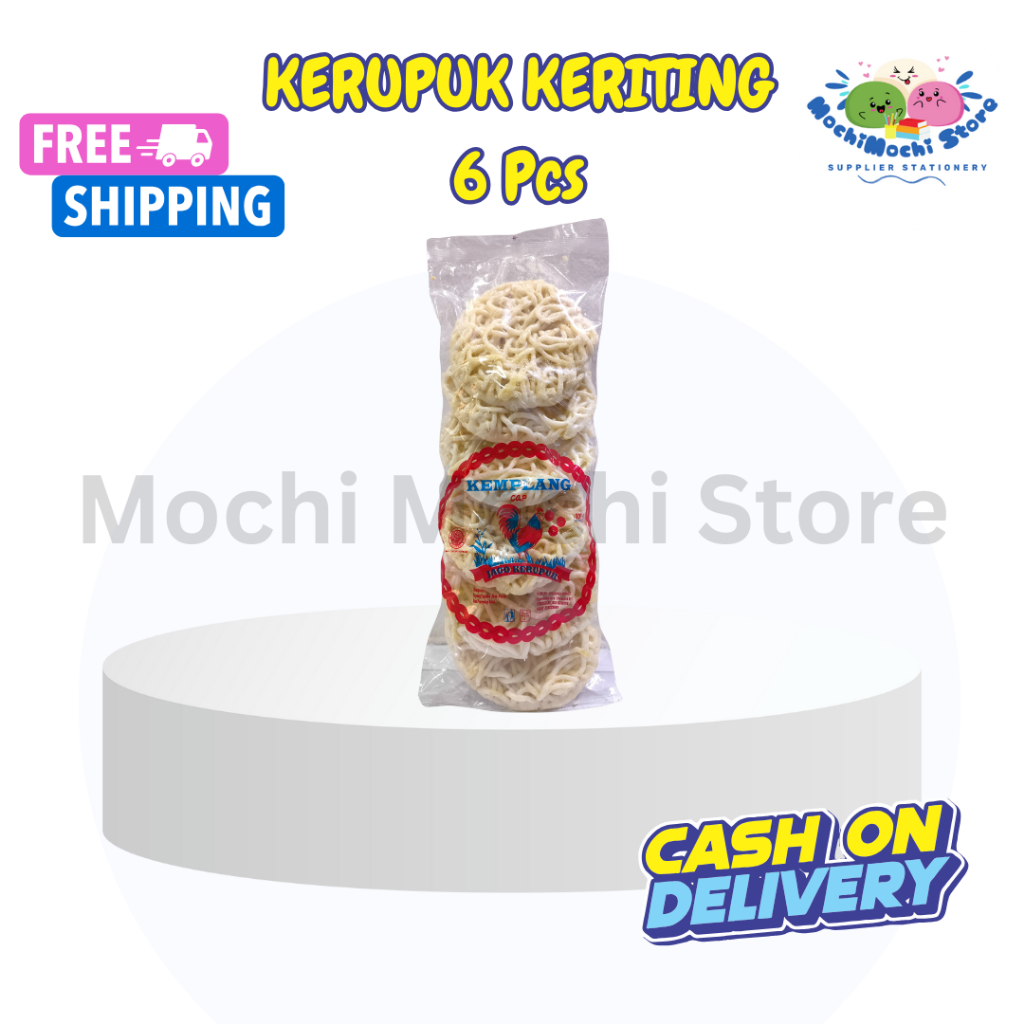 

Kerupuk Keriting Ikan 6 Pcs Asli Gurih Tanpa Bahan Pengawet | Homemade