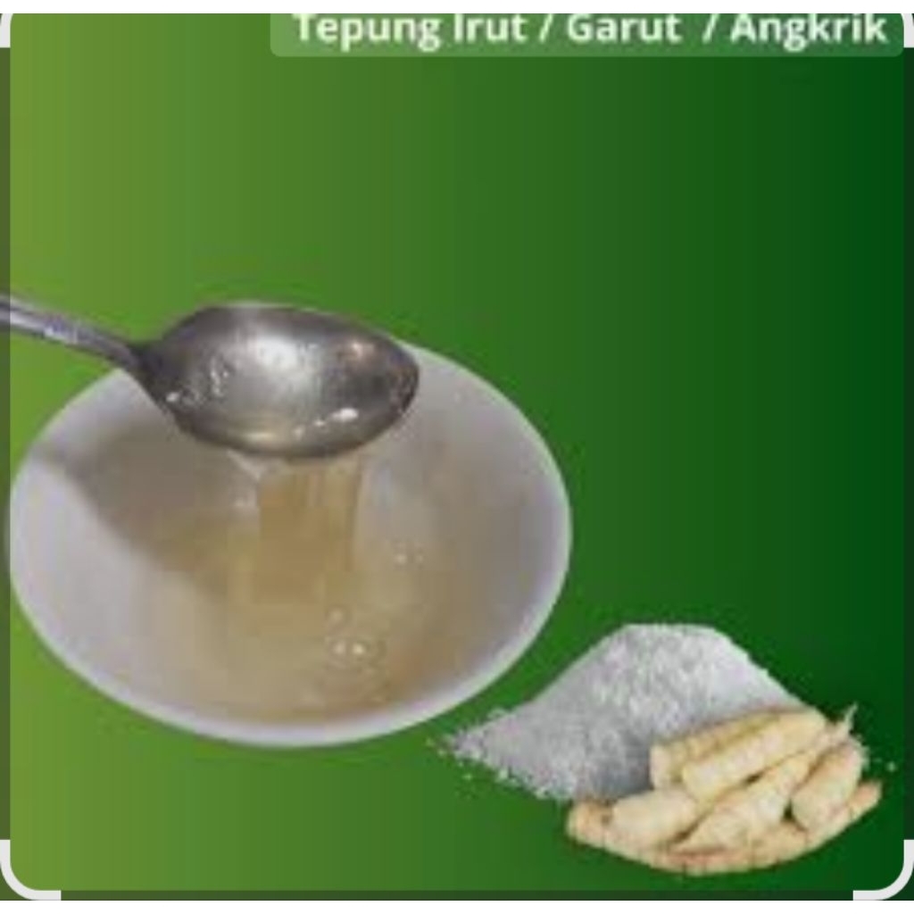 

0PROMO Tepung Pati Garut Irut HALUS 100g 250g 500g1000gr REPACK serbaguna asam lambung