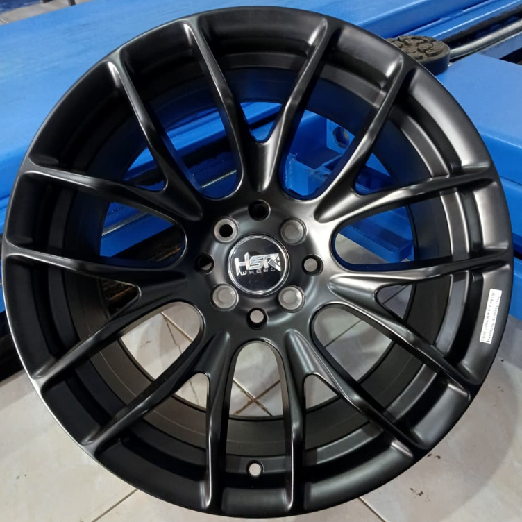 velg celong r17 pcd 4x100 dan 4x114,3 warna black /velg racing celong r17 murah / velg hsr oster r17