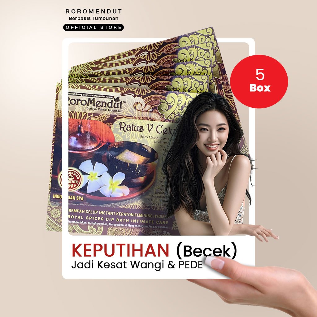 Redakan Becek & Bau Herbal Feminine Manjakani Rempah Celup Wangi Spa Untuk V-Area Wanita