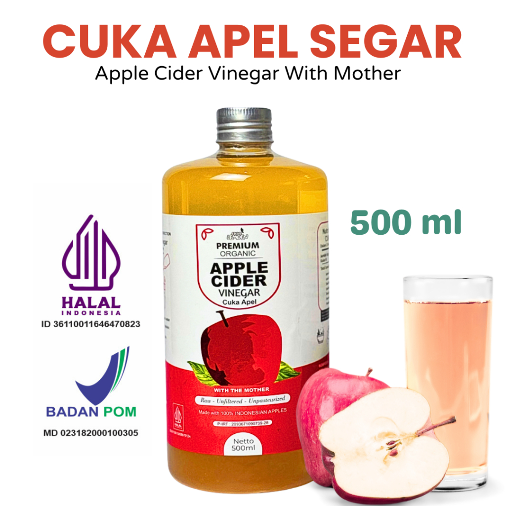 

Suurlemoen Cuka Apel With Mother 500ml