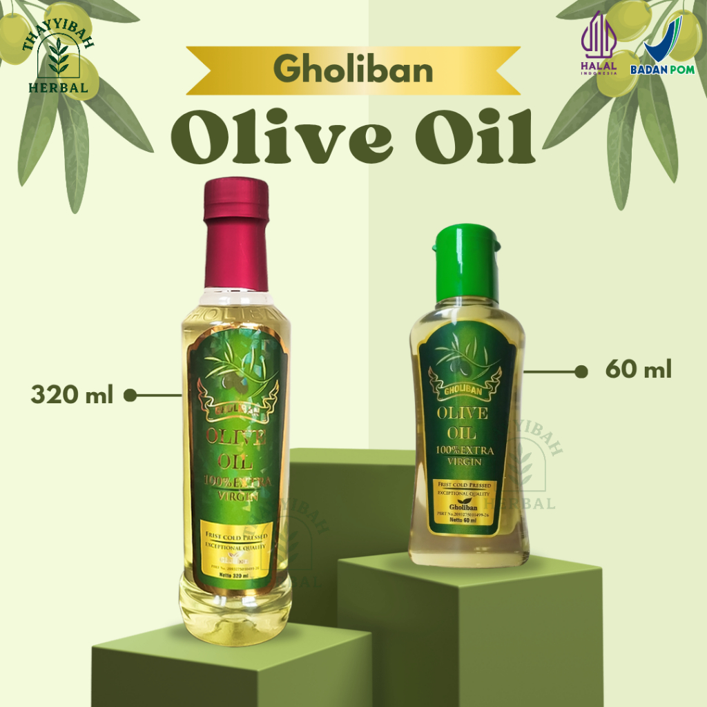 

Minyak Zaitun (Olive Oil) 100% Exstra Virgin Ukuran 60ml dan 320ml