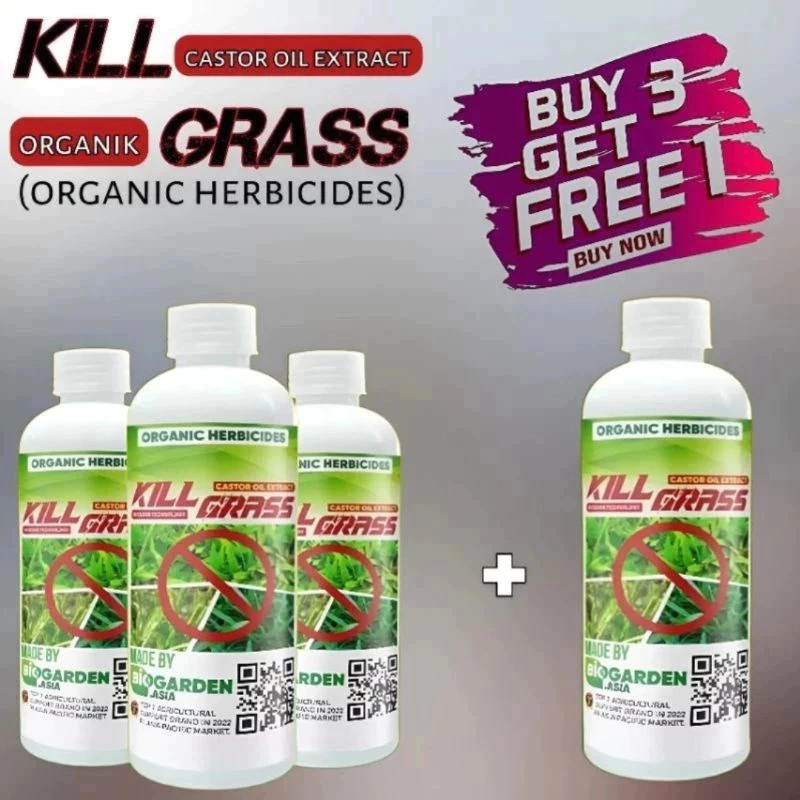 Beli 3 Gratis 1 Kill Grass Herbisida Efektif || Kill Grass Biologis Pembasmi Gulma
