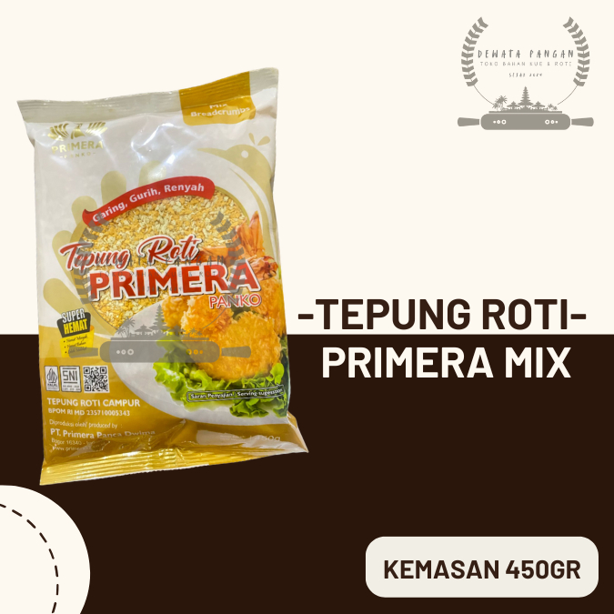 

[A3] Tepung Roti Primera Panko Campur Kemasan 450gr