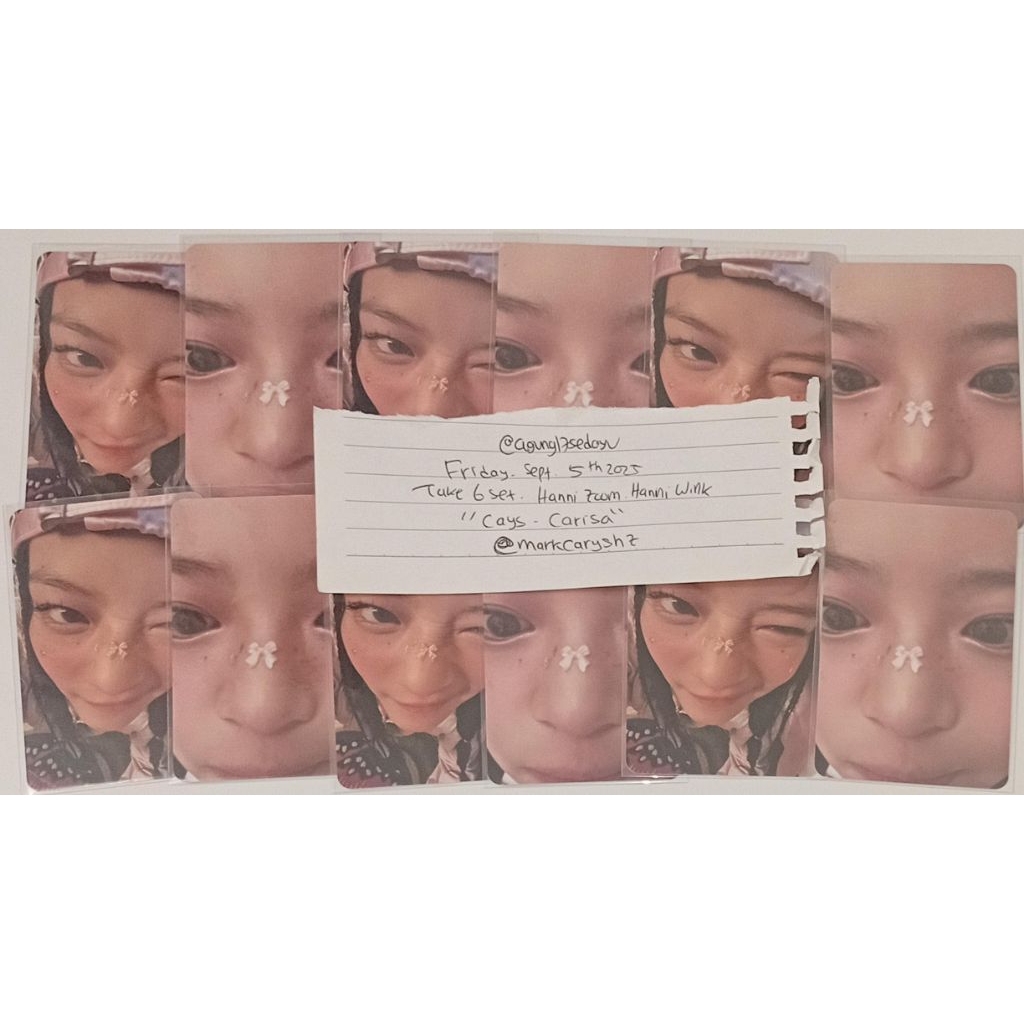 booked pc 6 set hanni zoom & hanni wink