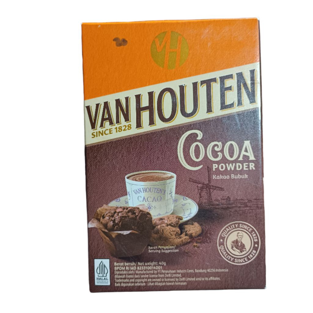

Coklat Bubuk Cocoa Powder Van Houten 40gr Cokelat Bubuk