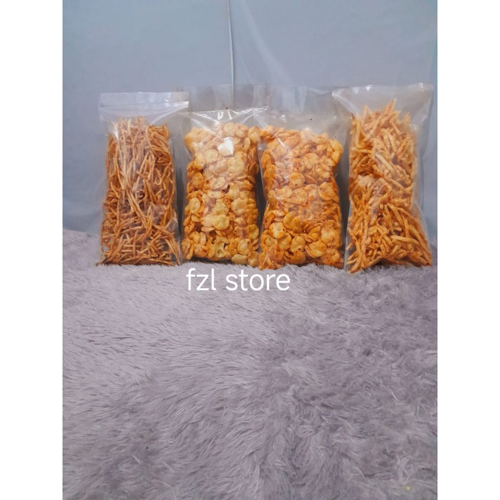 

CEMILAN KERING ENAK RENYAH DAN GURIH 500GRAM