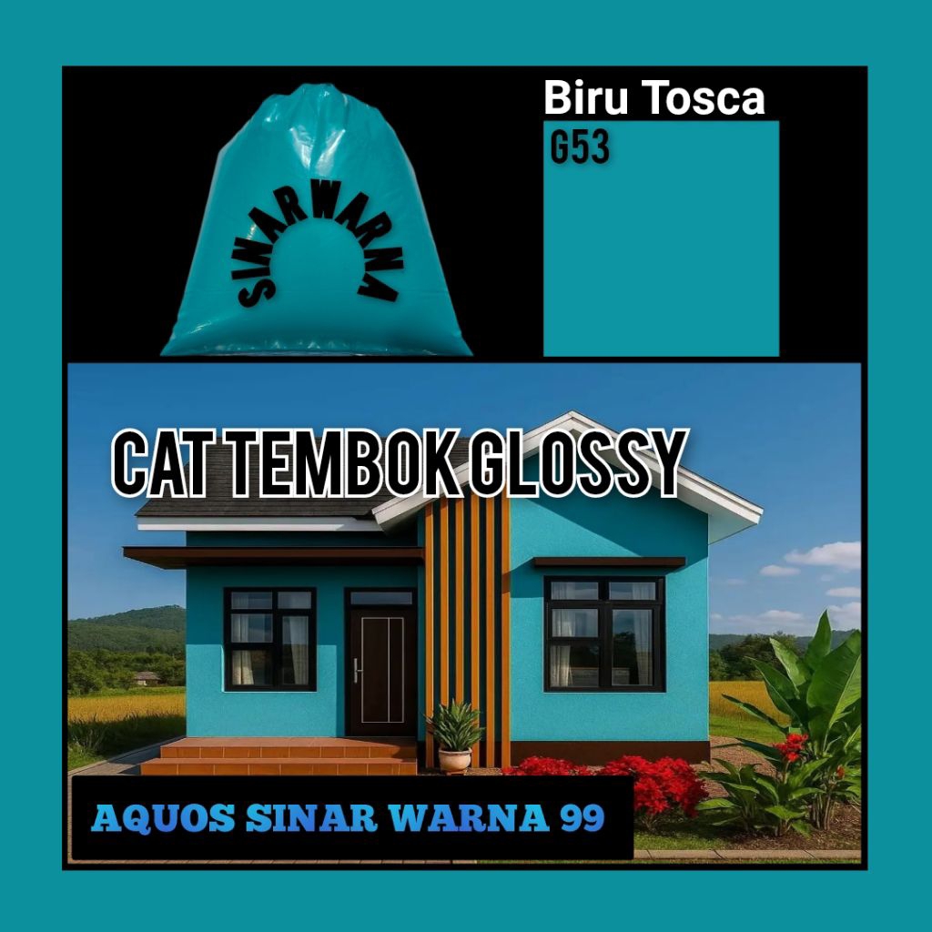 cat tembok warna biru tosca cat tembok glossy cat tembok 1 kg cat tembok Anti air