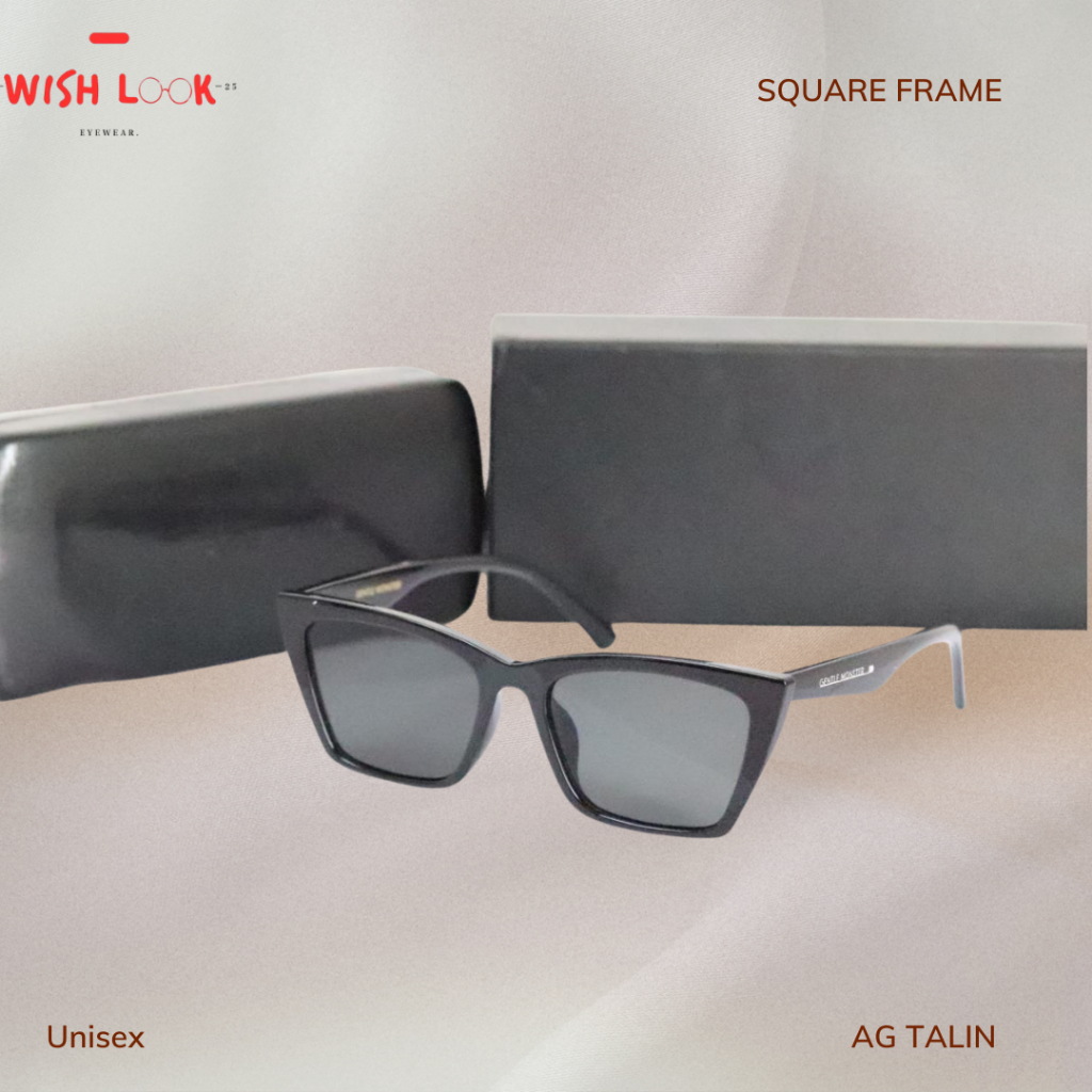 Wishlookeyewear | Kacamata AG GM Talin Fashion Unisex Lensa Kotak anti UV Murah