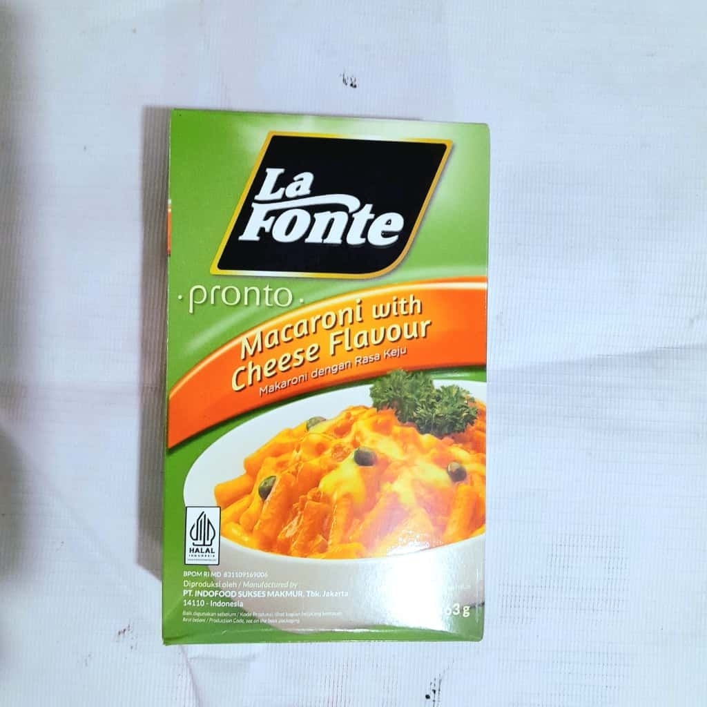 

LAFONTE macaroni with cheese flavour 63gr