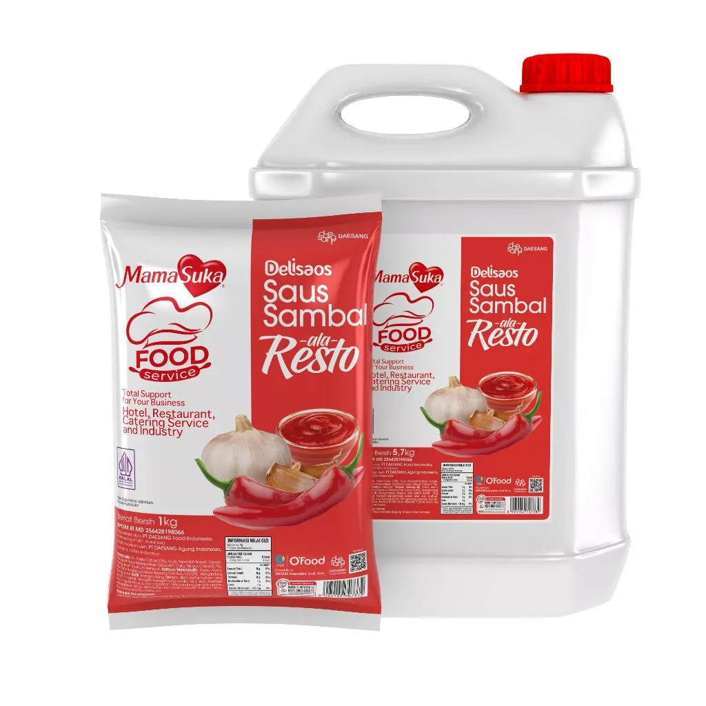 

MamaSuka - Delisaos Saus Sambal Ala Resto 1 Kg