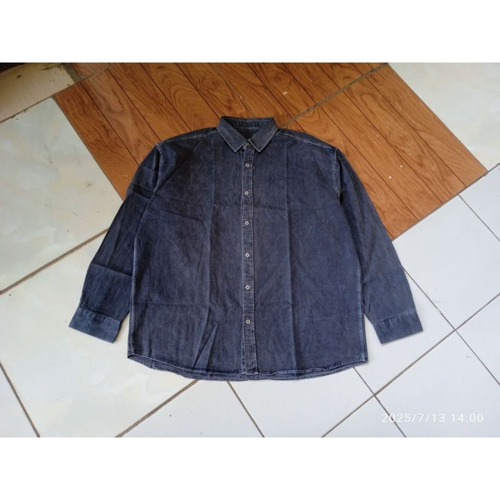 Wit and Wonder Basic Shirt Denim Retro Dark Gray