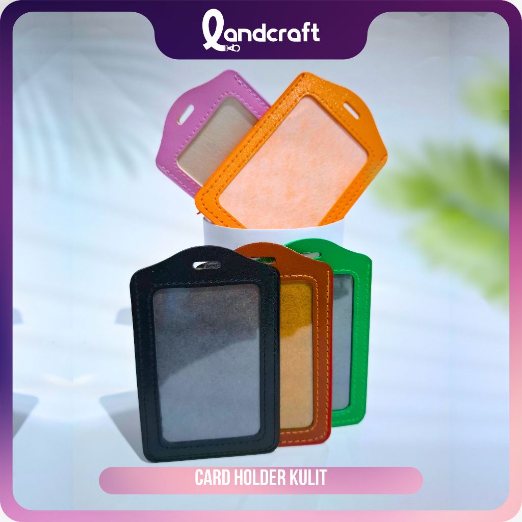 

Card Holder Semi Kulit / Frame Semi Kulit / Tempat Card Kulit