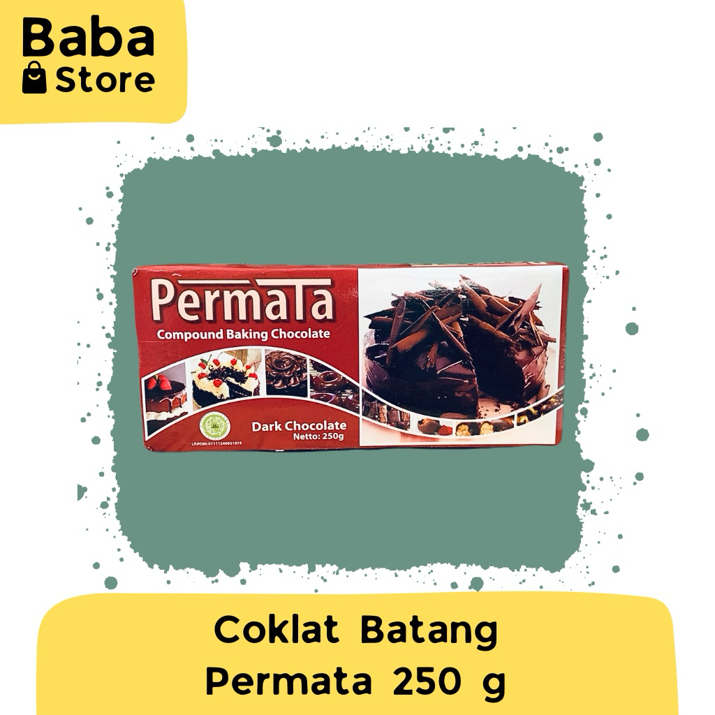 

Permata Coklat Batang Dark Chocolate Compound 250 g