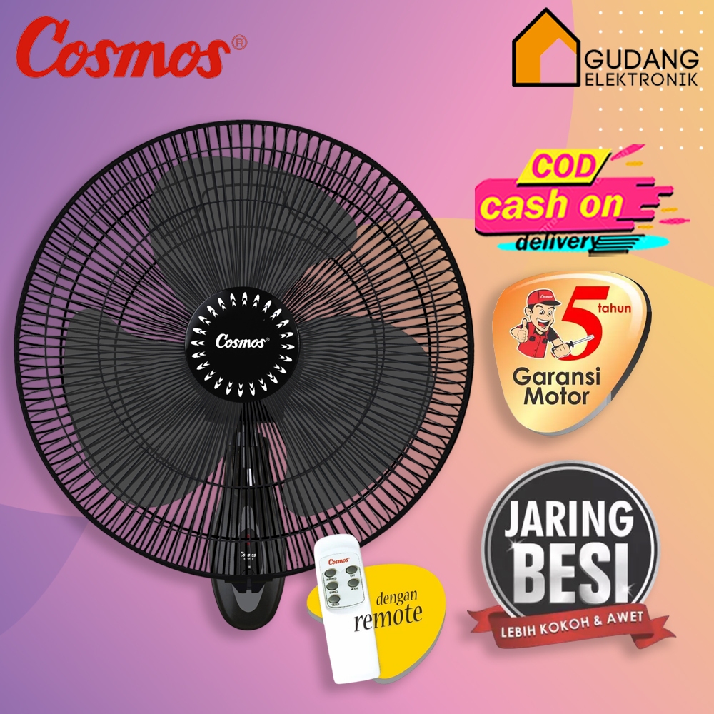 [COD READY] COSMOS WALL FAN + REMOTE / KIPAS ANGIN DINDING 16WFGR / 16 WFGR / 16-WFGR (16 INCH) GARA