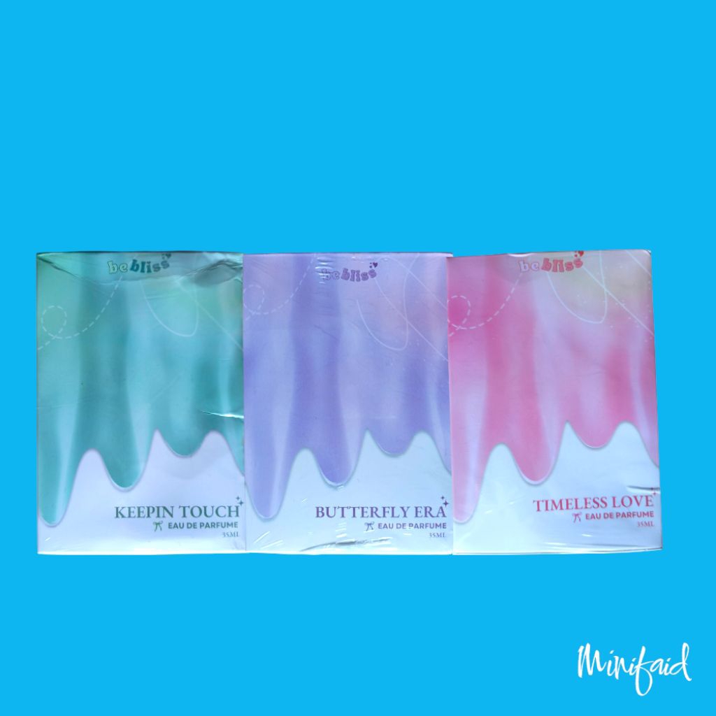Bebliss Parfum Wanita Romantic Series EDP Perfume Butterfly Era, Keepin Touch & Timeless Love