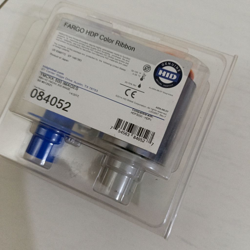 

Fargo HDP Color Ribbon YMCKK 500 images-PN:84052(084052)