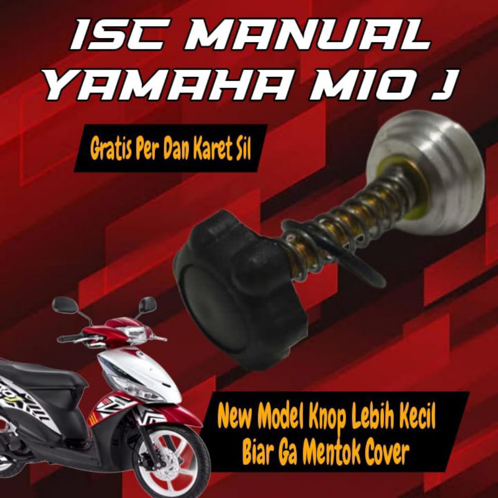 ISC MANUAL KHUSUS YAMAHA MIO J PENGATUR LANGSAM MANUAL MOTOR INJEKSI
