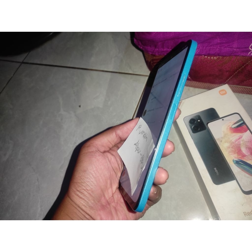 (kosong) Redmi Note 12 RAM 8/128GB preloved amoled 120hz Normal. hp dus. kamera ok. bisa cod gratis 