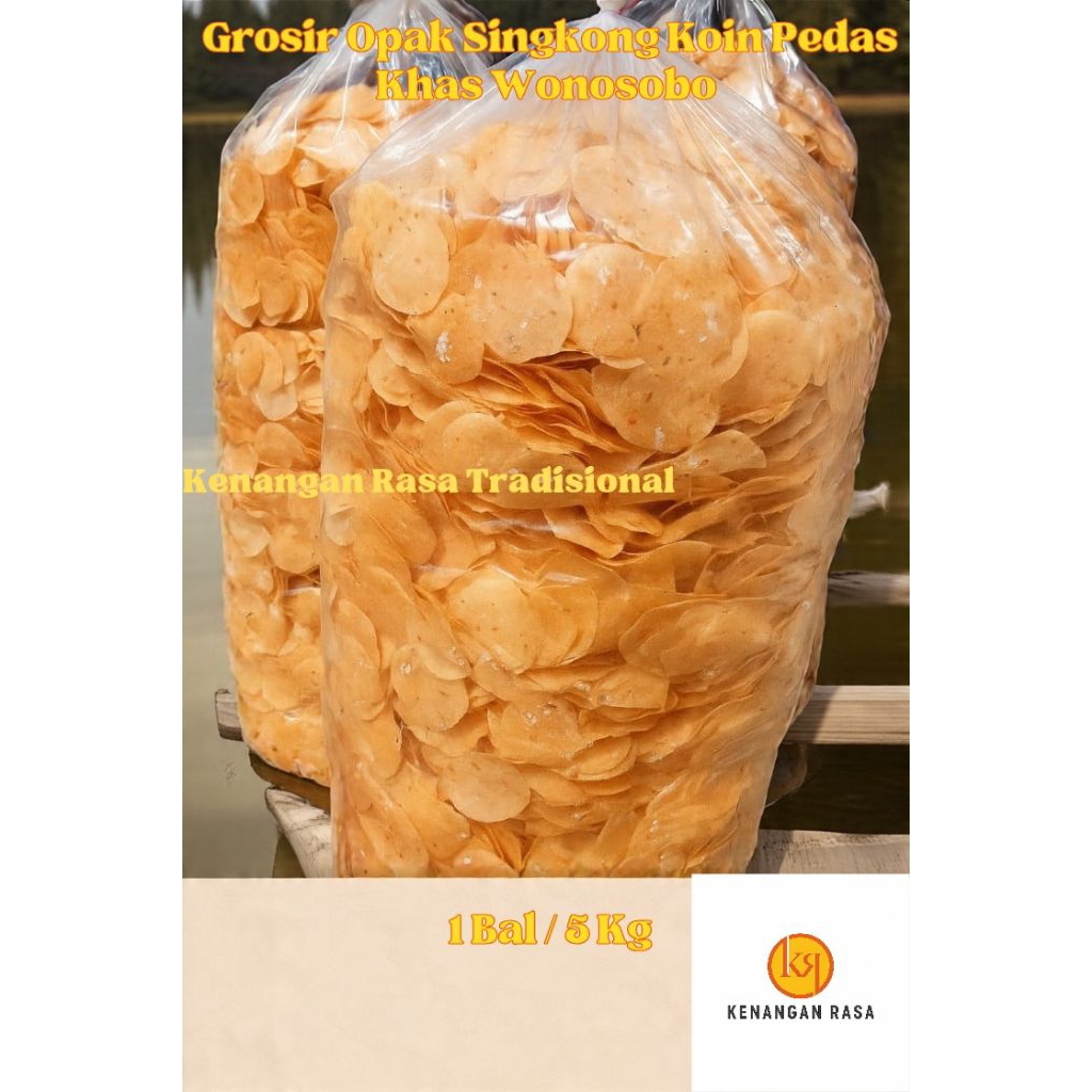 

Opak Singkong Koin Pedas Mentah 5Kg Grosir – Camilan Tradisional Khas Wonosobo