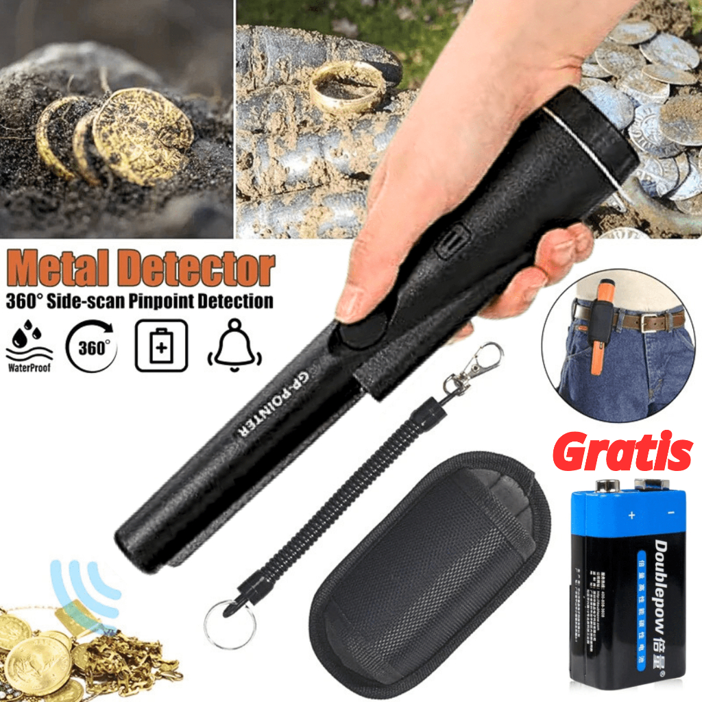 GP-Pointer Detektor Logam Mas Perak Dalam Tanah Jarak Jauh Metal Pinpointer Garrett Tahan Air