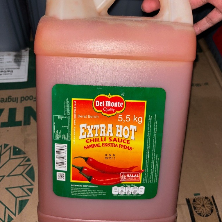 

Saus Sambal Del Monte Extra Hot Drigen 5,5Kg (1 Pcs)
