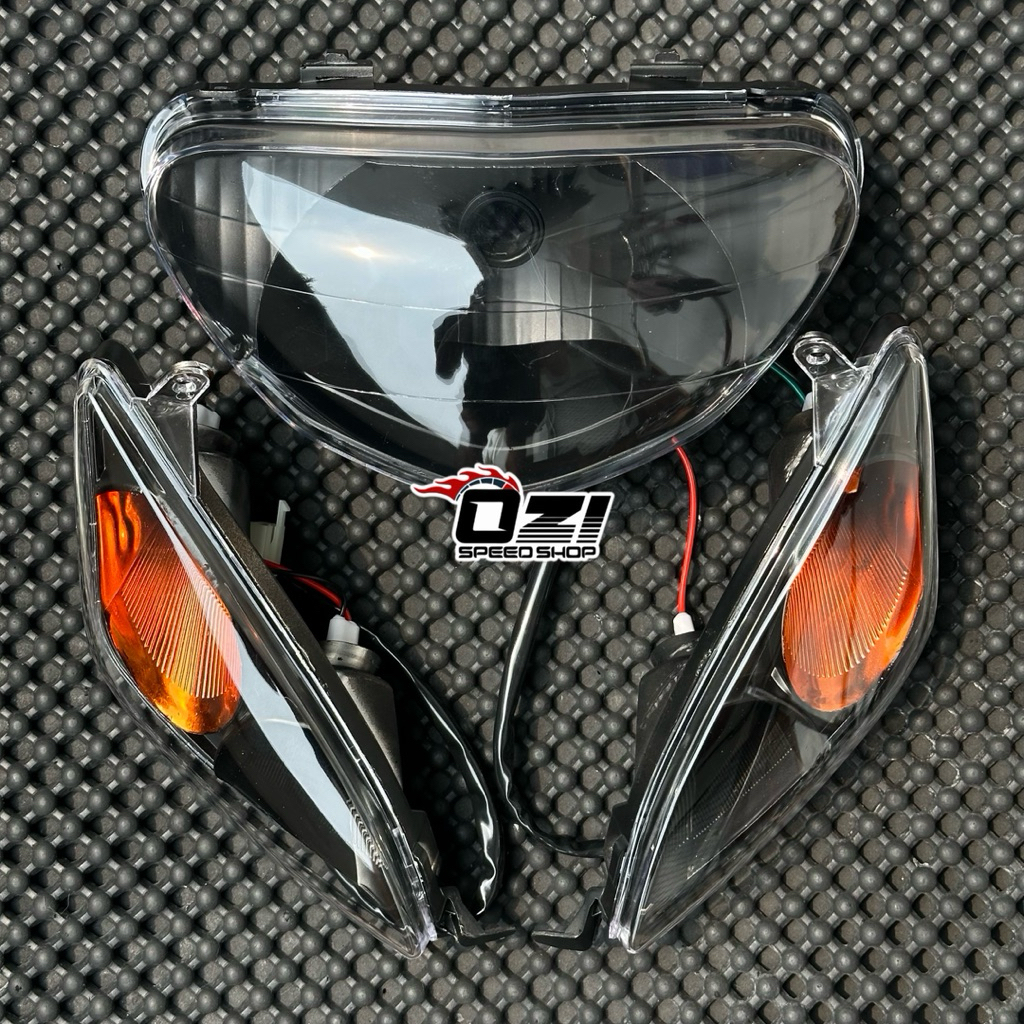 LAMPU DEPAN - LAMPU SEIN UNTUK MOTOR MIO SPORTY 5TL MODEL STANDAR CUSTOM MIKA BENING / HEADLAMP - LA