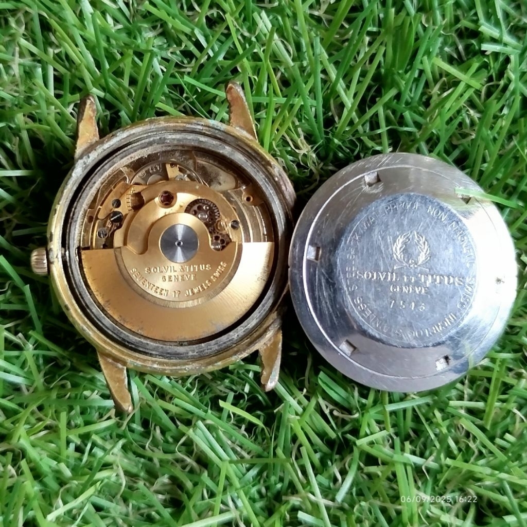 part bahan jam tangan pria TITUS automatic