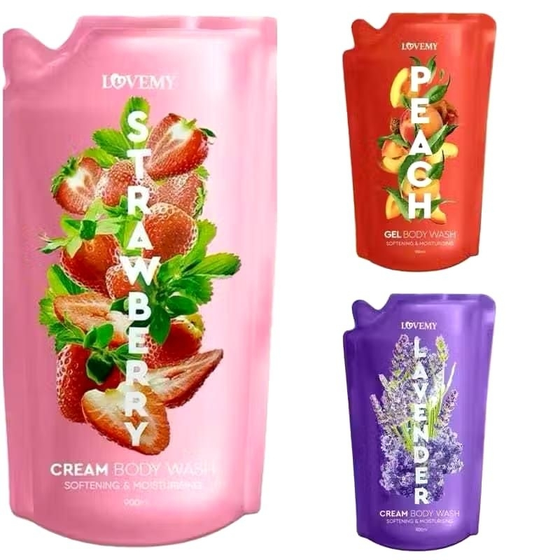 WATSONS LOVEMY LOVE MY PEACH GEL BODY WASH REFILL 900ML WATSON SABUN MANDI BODY WASH WANGI PEACH LAV