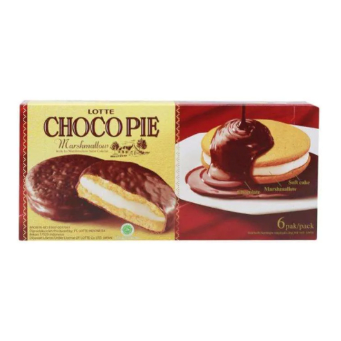 

Lotte Choco Pie Box Isi 6 Pcs @26 Gr