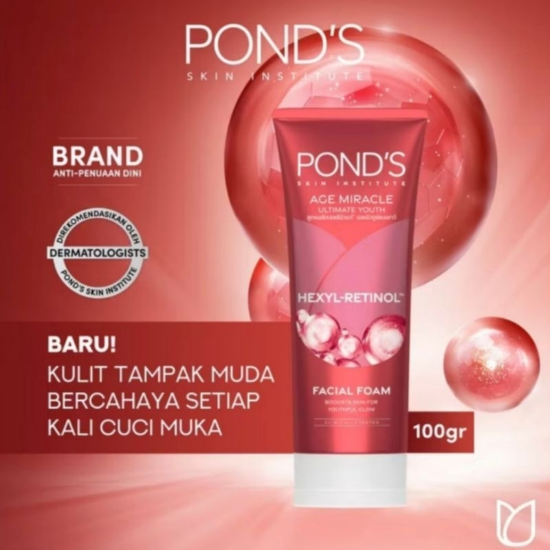Ponds Age Miracle Facial Foam 100g