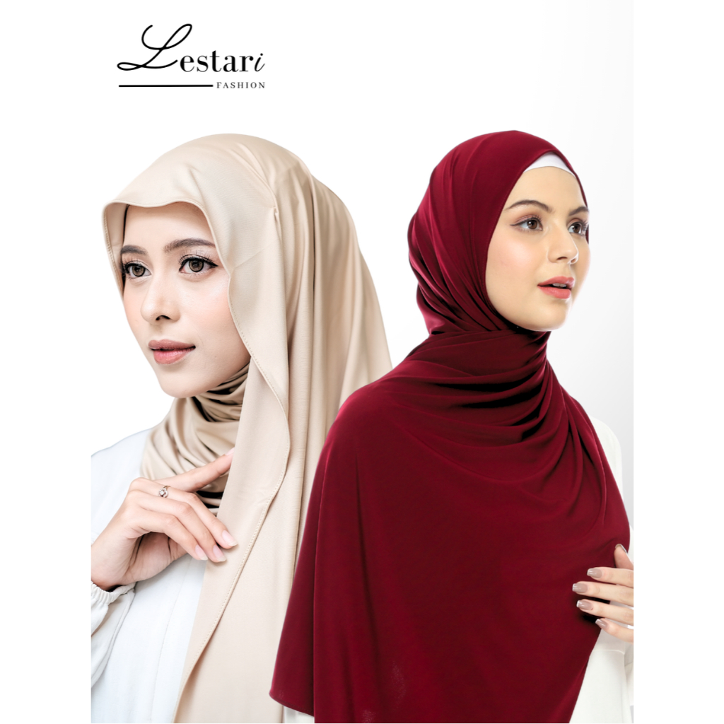 LESTARI Amira - Hijab Pashmina Jersey Premium