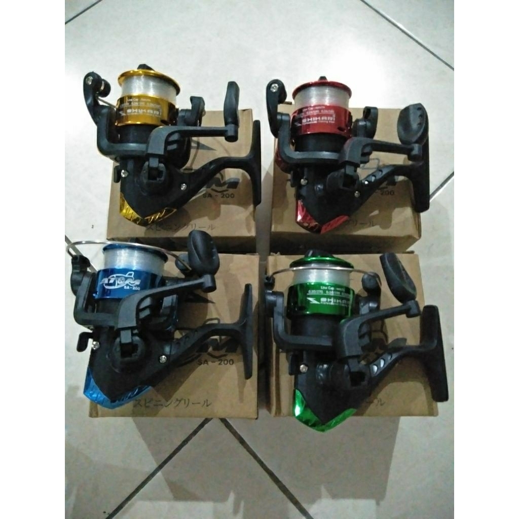 REEL PANCING SPINNING / KEREK DAIDO / SHIKARI ATOM SA 200 FREE SENAR