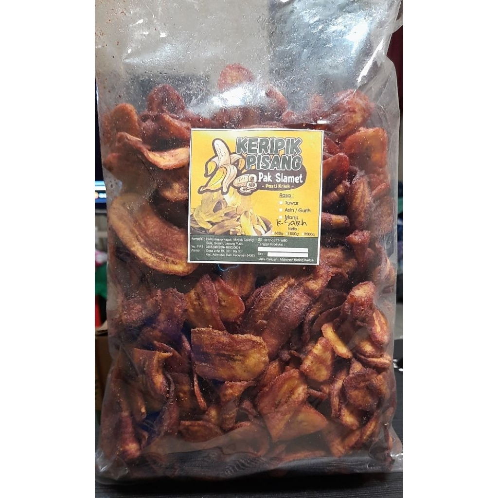 

Keripik Sale Pisang Kering 1 Kg, Free packing carton box, bubble wrap & Fragile