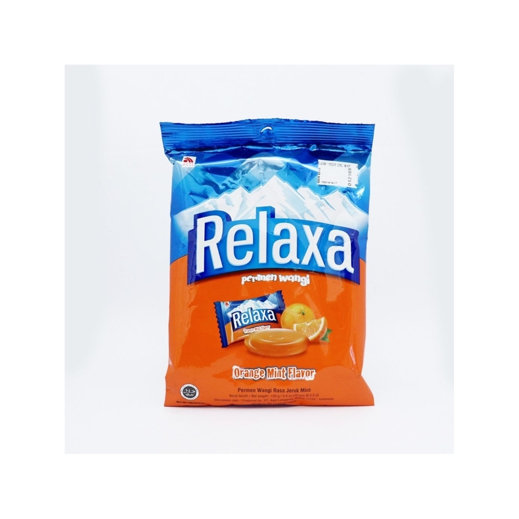 

Relaxa Candy Orange Mint Pck 125/135 Perment Relaxa Candy Orange Min Pck 125