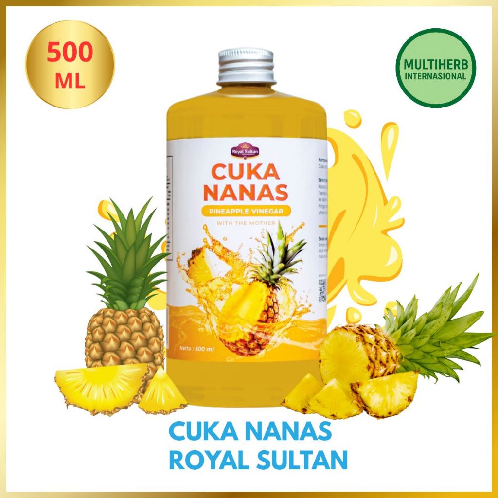 

ROYAL SULTAN Cuka Nanas 500ml With The Motrher Minuman Permentasi Herbal Bantu Kesehatan