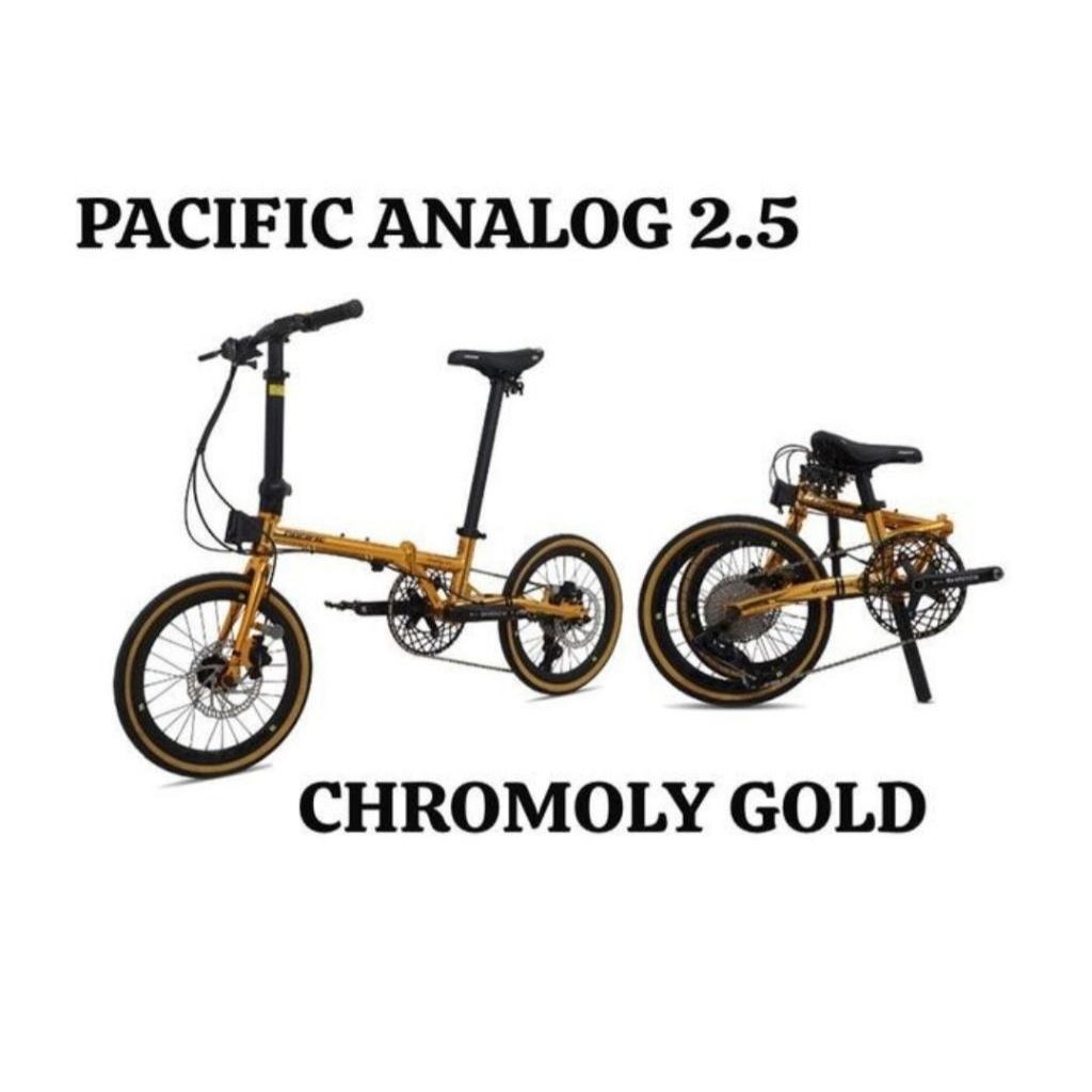 Sepeda Lipat 16 Pacific Analog 2.5 Chromoly