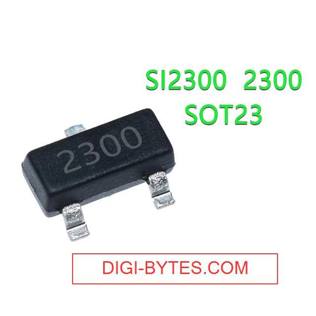 Transistor MOSFET SI2300 - N Channel MOSFET Transistor