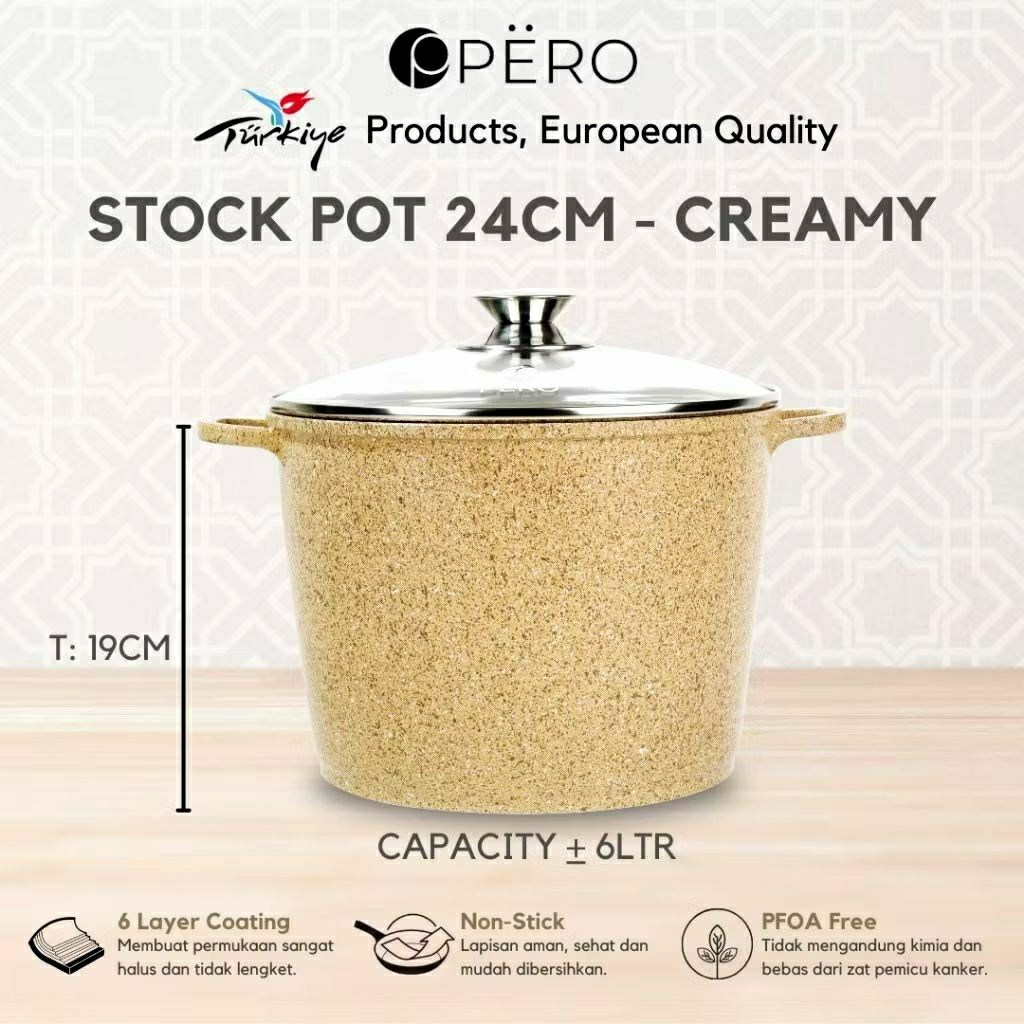pero Stock pot 24cm panci gentong
