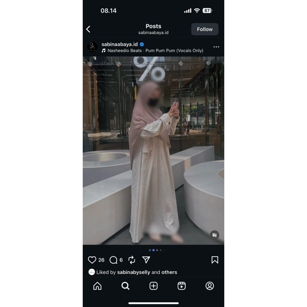 preloved gamis abaya sabinaselly